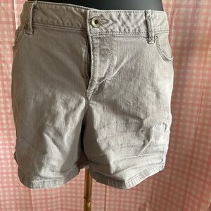 Sonoma Light Gray Denim Jean Shorts
